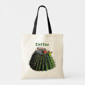 Cactus Canvas tassen (Achterkant)