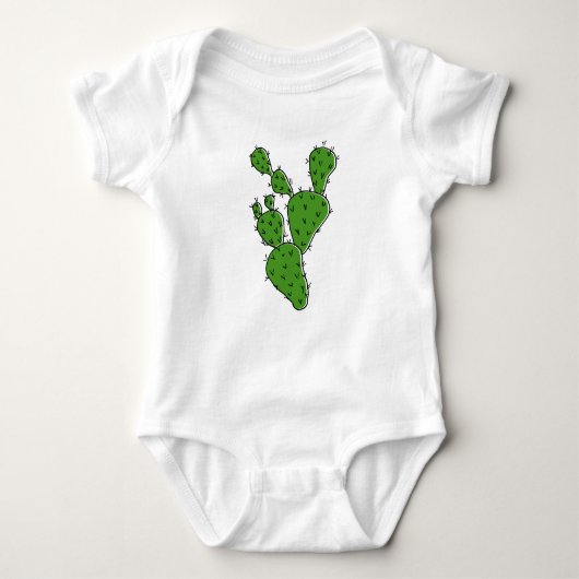 cactus carrosserie, t-shirt, baby of kind romper (Voorkant)
