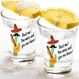 Cactus Cartoon Mexican Tequila Shot Glas