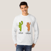 Cactus Catcus, Funny Cat Gift, Cactus & Cat Lover T-shirt (Voorkant volledig)