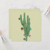 Cactus Christmas Tree Kaart (Voorkant / Achterkant in situ)