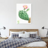 Cactus Cochenillifer, Antieke Illustratie, 1799 Canvas Afdruk (Insitu (Slaapkamer))