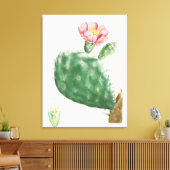 Cactus Cochenillifer, Antieke Illustratie, 1799 Canvas Afdruk (Insitu (Woonkamer))