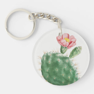 Cactus Cochenillifer, Antieke Illustratie, 1799  Sleutelhanger