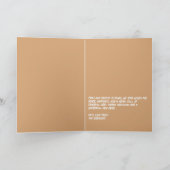 Cactus Cocoa Funny Cat Retro Christmas Photo Feestdagen Kaart (Binnen)