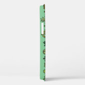 Cactus Collectie: Hand getrokken Doodle Set. Case-Mate iPhone Case (Achterkant / Rechts)