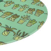 Cactus Collectie: Hand getrokken Doodle Set. Snijplank (Hoek)