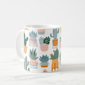 Cactus Collectie in potten Design Koffiemok (Voorkant links)