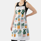 Cactus Collectie in potten Design Schort (Insitu)