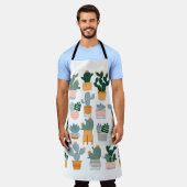 Cactus Collectie in potten Design Schort (Gedragen)