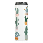 Cactus Collectie in potten Design Thermosbeker (Achterkant)