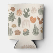 Cactus collectie,  silhouetten, sappig blikjeskoeler (Voorkant)