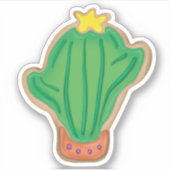 Cactus cookie sticker (Voorkant)
