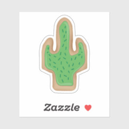 Cactus cookie sticker