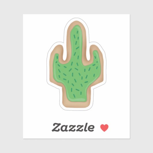 Cactus cookie sticker (Vel)