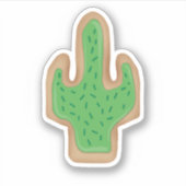 Cactus cookie sticker (Voorkant)