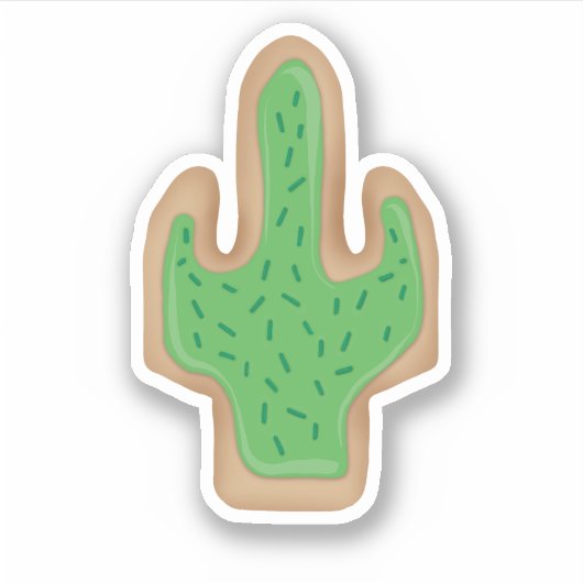 Cactus cookie sticker (Voorkant)