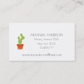 Cactus Cosmetics and waxing Beauty Visitekaartje (Achterkant)
