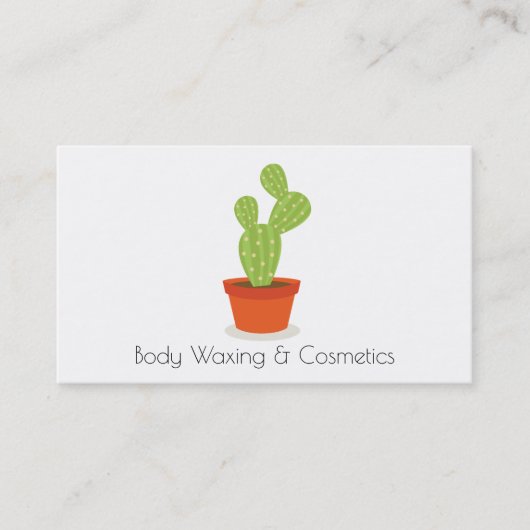 Cactus Cosmetics and waxing Beauty Visitekaartje (Voorkant)