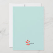 Cactus Couple Couples Shower Invitation Kaart (Achterkant)