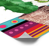 Cactus Couples Shower Welkomstbord Poster (Hoek)