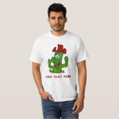 Cactus Cowboy, bewerk tekst, T-shirt (Voorkant volledig)