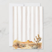 Cactus Cowgirl Es Nina Spaans Baby shower Kaart (Achterkant)