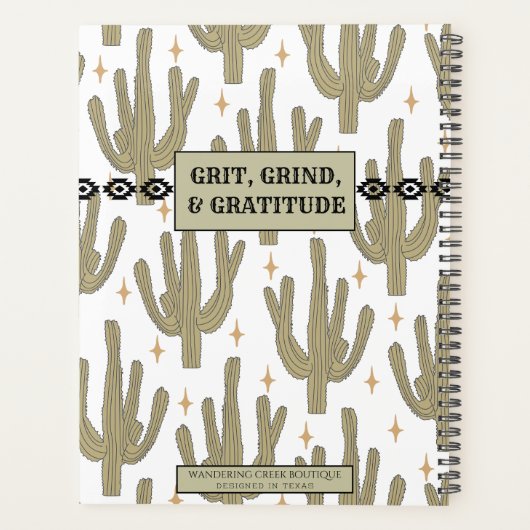 Cactus Cowgirl - Planner 2024 (Achterkant)