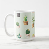 Cactus Craze Plant Pots Flower Coffee Mok (Links)
