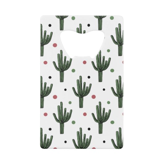 Cactus Creditkaart Flessenopener (Voorkant)
