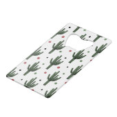 Cactus Creditkaart Flessenopener (Achterkant Gekanteld)