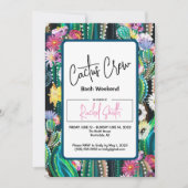 Cactus Crew - Uitnodiging van de Bach-partij (Voorkant)