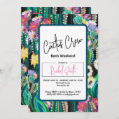 Cactus Crew - Uitnodiging voor Bach-feestje (Voorkant / Achterkant)