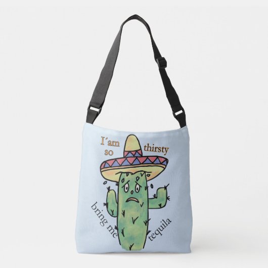 cactus crossbody tas (Voorkant)