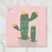Cactus Cupcakes Baby shower Hartelijk dank Bedankjes Labels (Voorkant)