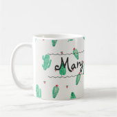 Cactus Custom Name Coffee Mok (Links)