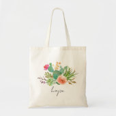 Cactus, Custom Name Wedding|Personalized Braidsmai Tote Bag (Voorkant)