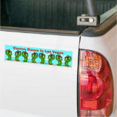 Cactus Dance ~ Saguaros Sombreros Bumperstickers (Op Truck)
