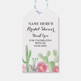 Cactus Dank u Label Fiesta Mexico Vrijgezellenfees Cadeaulabel