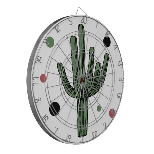 Cactus Dartbord (Voorkant Links)
