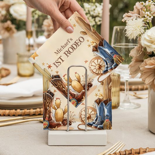 Cactus Desert 1st Rodeo Party Servet