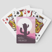 Cactus Desert, aangepaste naam en tekstafspeelkaar Pokerkaarten (Achterkant)