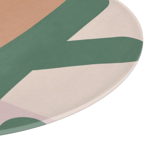 Cactus Desert Bohemian Sunset Pattern Snijplank (Hoek)