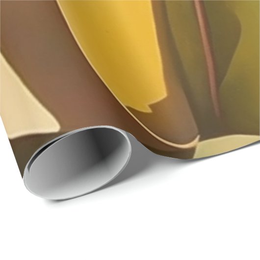 Cactus Desert Boho Cadeaupapier (Rol Hoek)