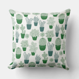 Cactus Desert Cacti Plant Modern Pattern Buitenkussen