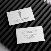 Cactus Desert Flower Abstract Boho Cacti Visitekaartje