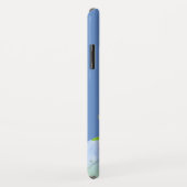 Cactus desert flower waterverf paarse perzik Case-Mate iPhone case (Achterkant/rechts)
