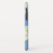 Cactus desert flower waterverf paarse perzik Case-Mate iPhone case (Achterkant/links)