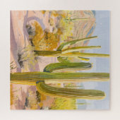 Cactus Desert Jigsaw Puzzle – Southwestern Puzzle  Legpuzzel (Horizontaal)