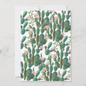 Cactus Desert Love Save the Date Kaart (Achterkant)